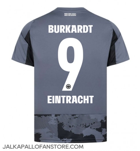 Eintracht Frankfurt Jonathan Burkardt #9 Kolmaspaita 2025-26 Lyhythihainen Eintracht Frankfurt Jonathan Burkardt #9 Kolmaspaita 2025-26 Lyhythihainen